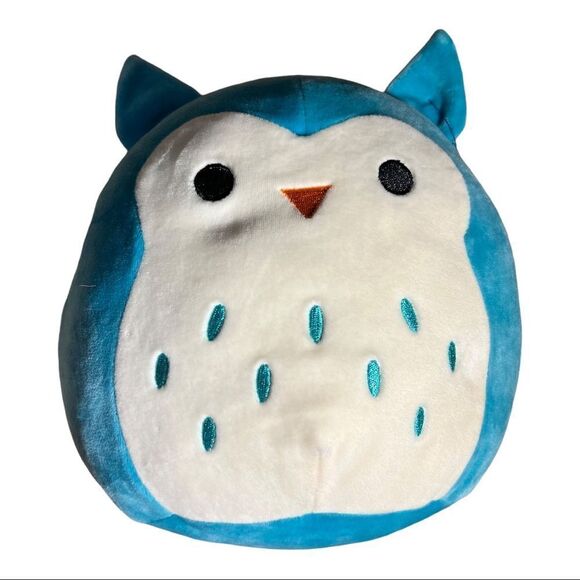 Official Squishmallows Winston The Owl Stuffed 8 inch Plush Toy - Turquoise - - Picture 2 of 8